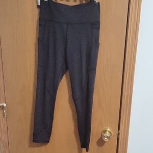 ZYIA Black High-Waisted Leggings